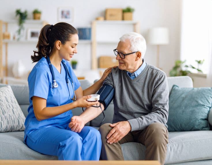 Caregiver providing personalized care